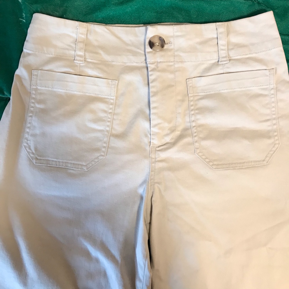 Maeve for Anthropologie Cropped Khakis